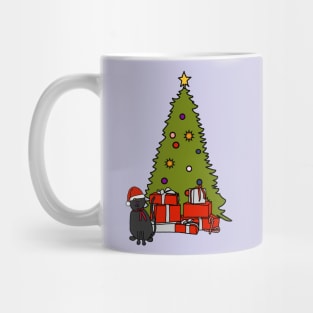 Cute Cat and Christmas Tree Mug